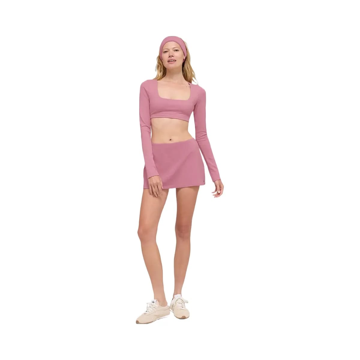 Alo Women's ALO Softsculpt Precision Long Sleeve Bra - Pink Wild Rose