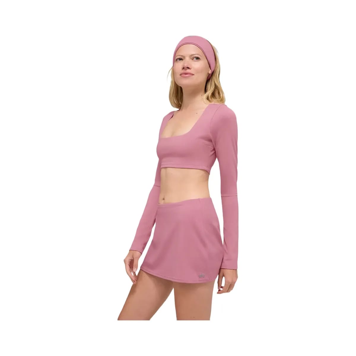 Alo Women's ALO Softsculpt Precision Long Sleeve Bra - Pink Wild Rose