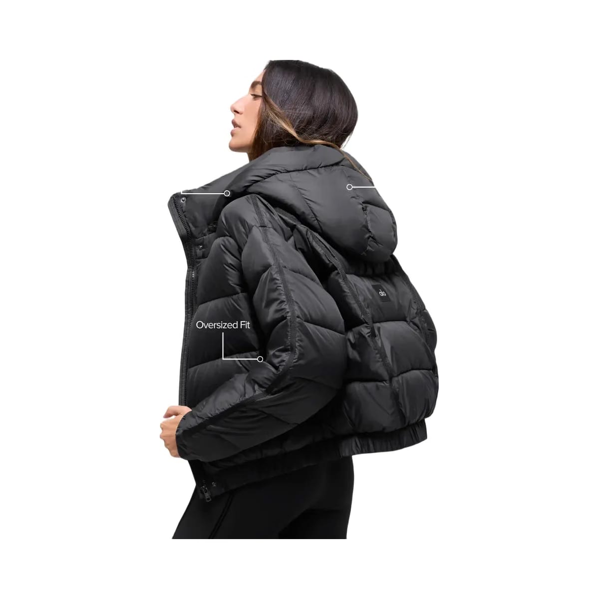 Alo Women's Aspen Love Puffer Jacket - Black