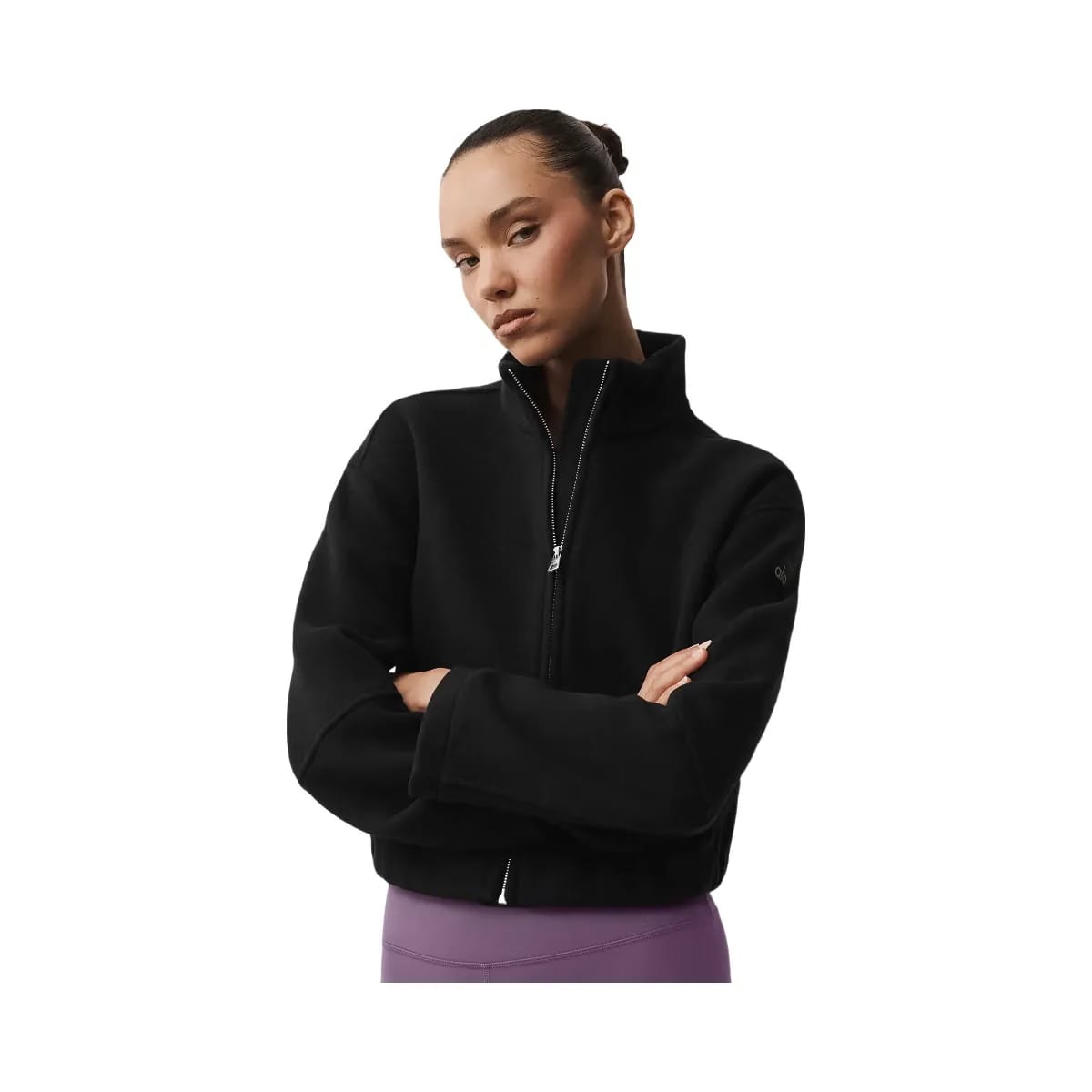 Alo Women's Double Face Wool City Girl Jacket - Black