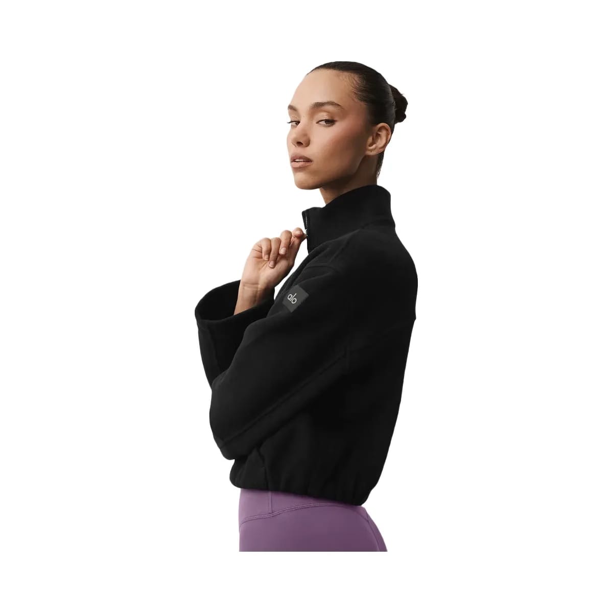 Alo Women's Double Face Wool City Girl Jacket - Black