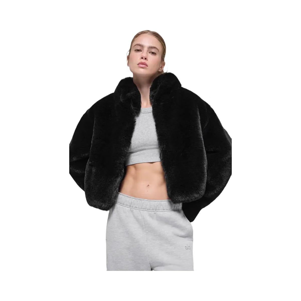 Alo Women's Faux Fur Allure Jacket - Black