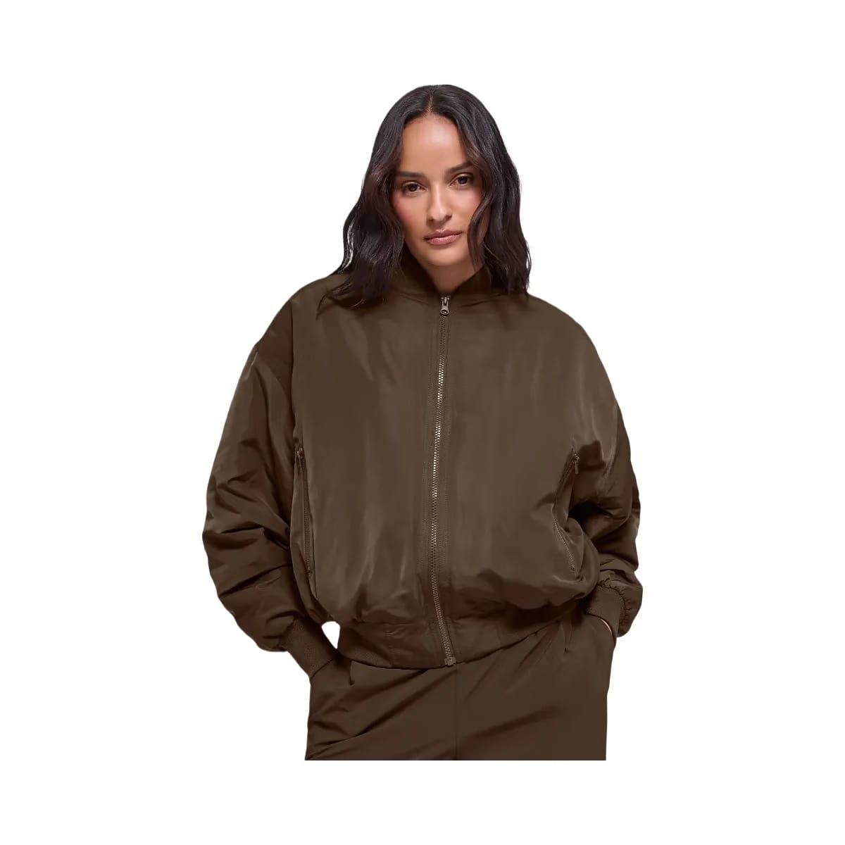 Alo Women's Faux Fur Urbanite Bomber - Espresso