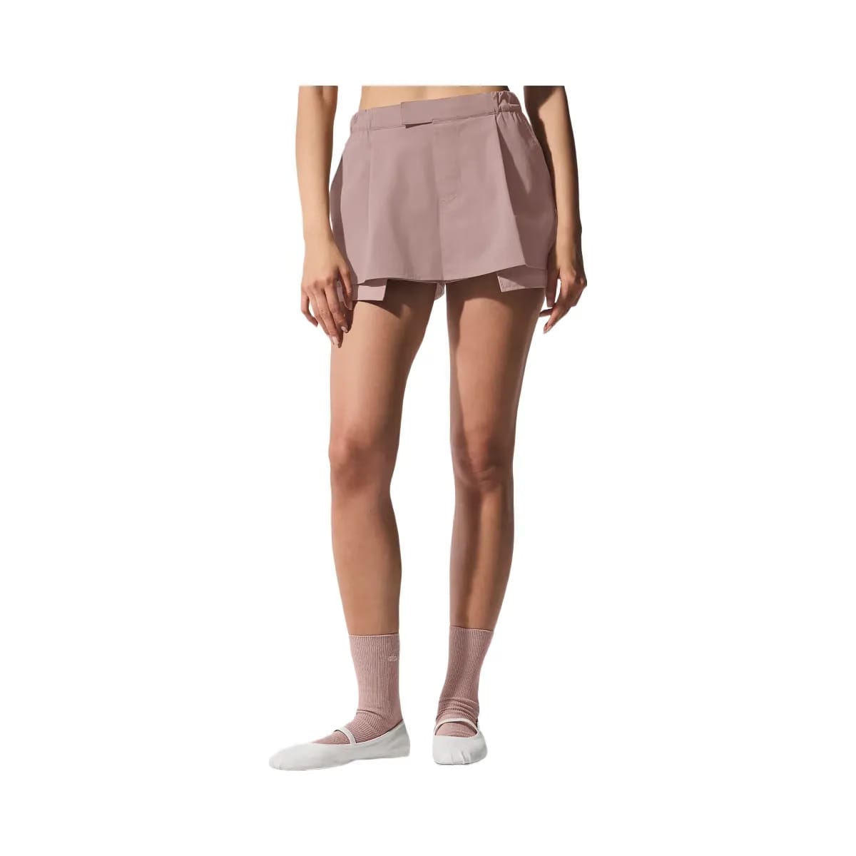 Alo Women's Flip It Mini Skort - Taupe