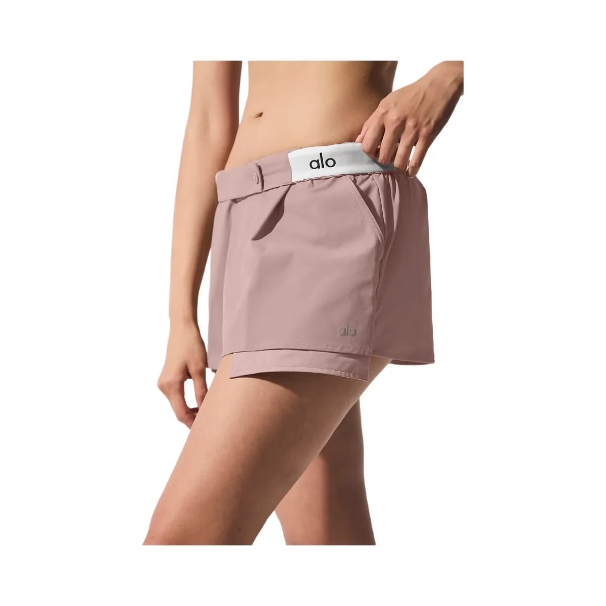 Alo Women's Flip It Mini Skort - Taupe