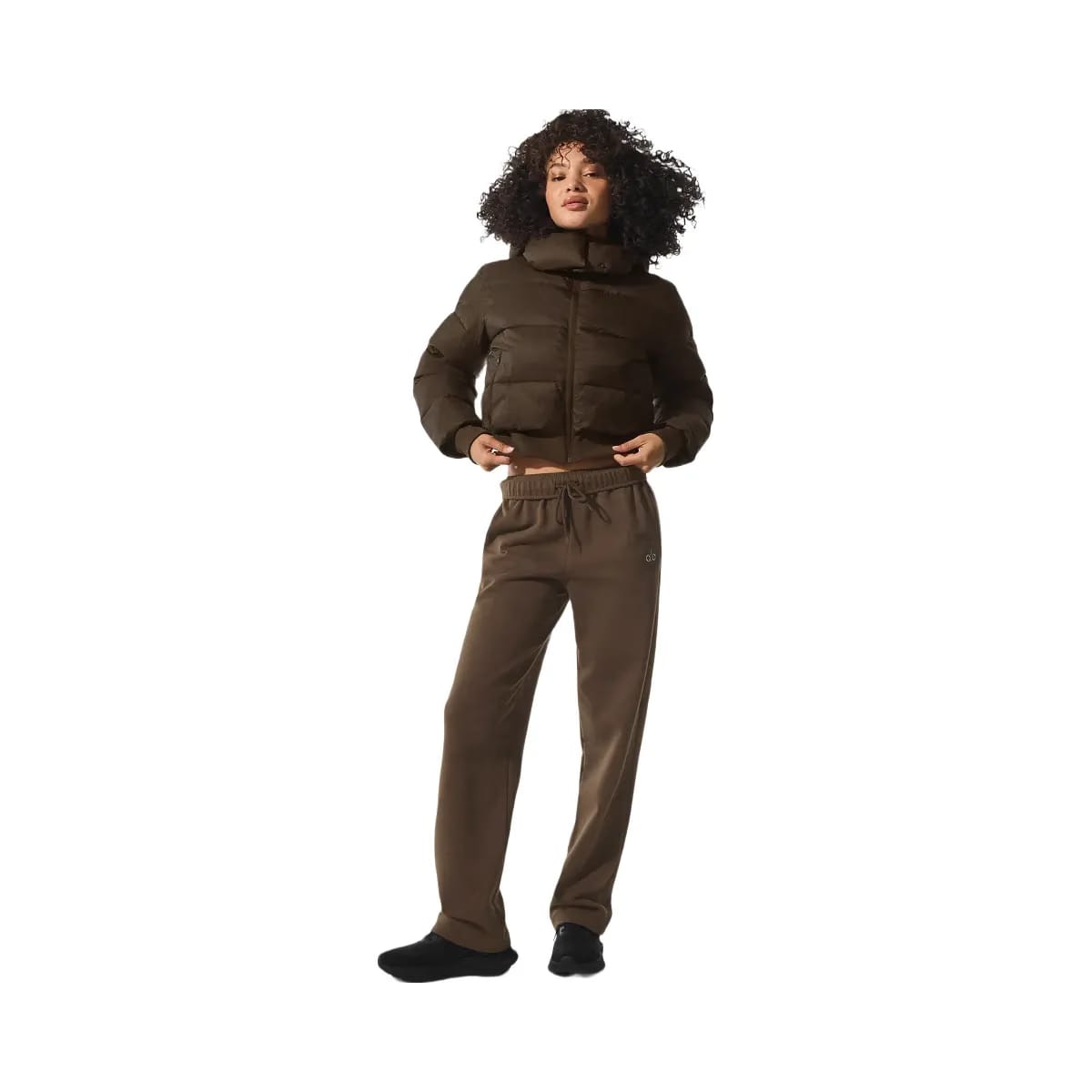 Alo Women's Foxy Puffer Jacket - Espresso