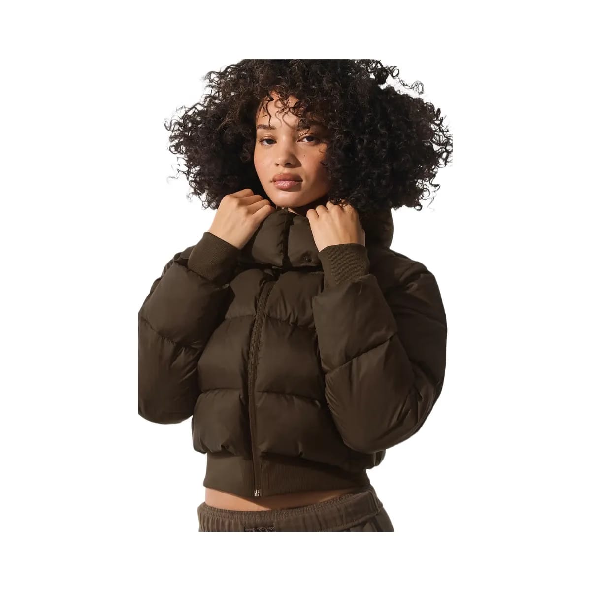 Alo Women's Foxy Puffer Jacket - Espresso