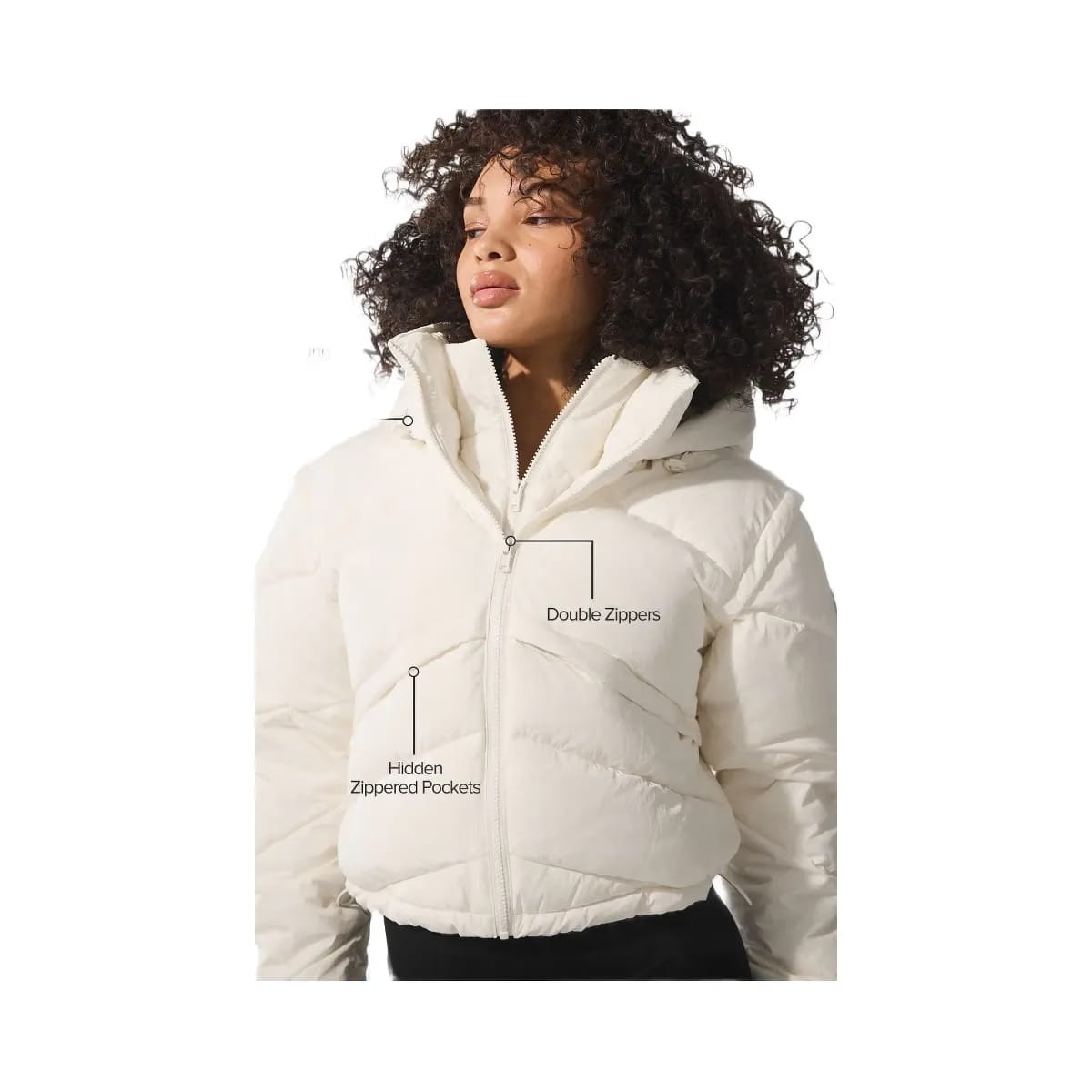 Alo Women's Glacier Puffer - Ivory