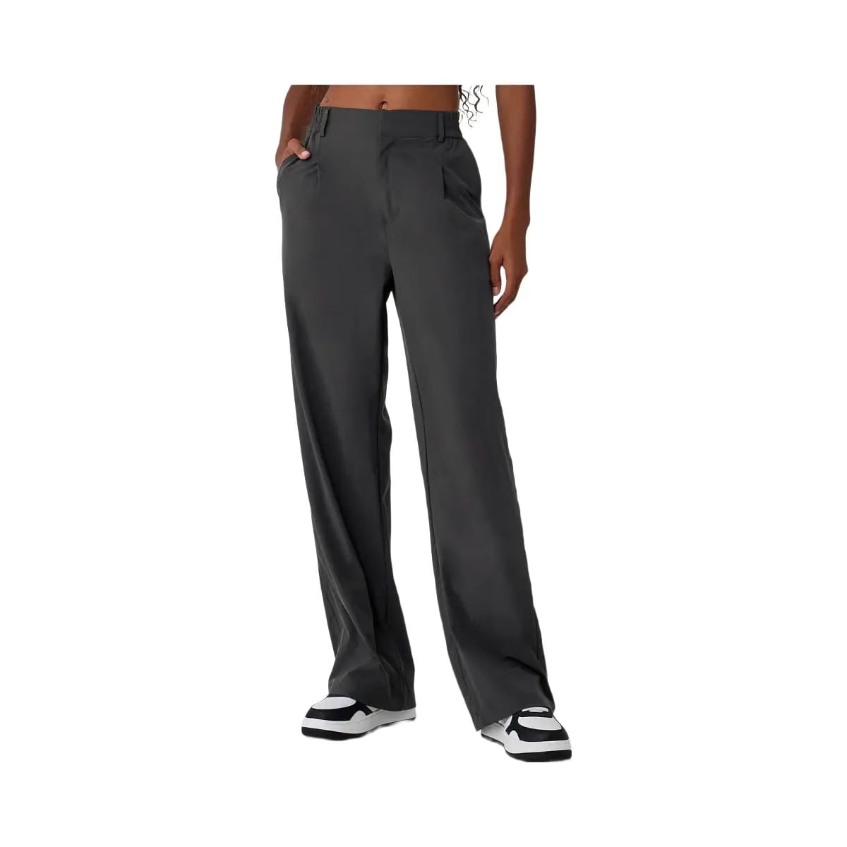 Alo Women's High-Waist Pursuit Trouser - Anthracite