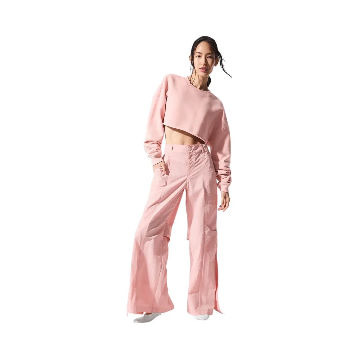 Alo Women's High-Waist Voyager Trouser - Pink Quartz