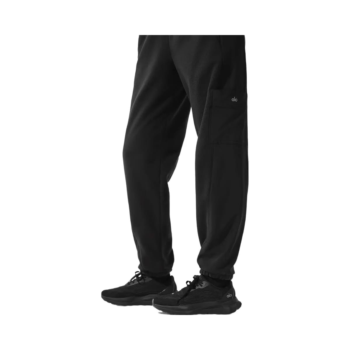 Alo Women's Polar Fleece Wintry Mix Pant - Black
