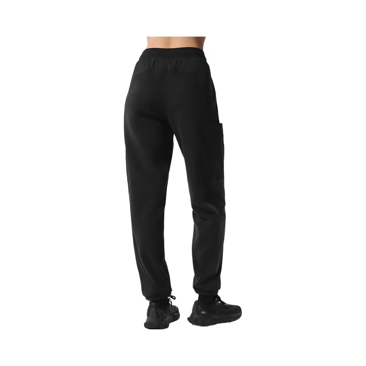 Alo Women's Polar Fleece Wintry Mix Pant - Black