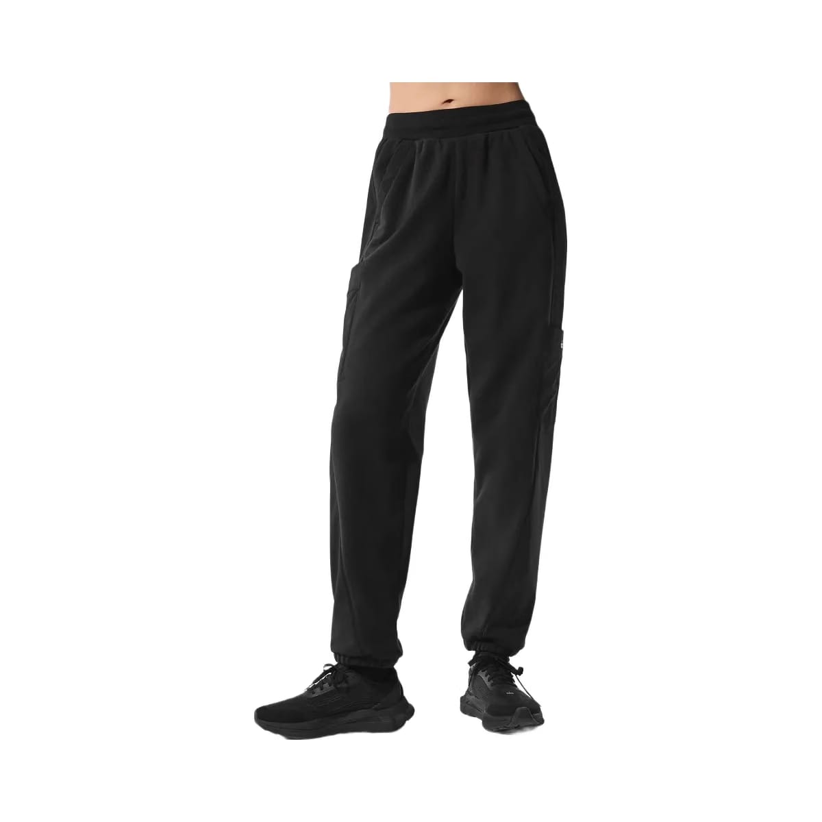 Alo Women's Polar Fleece Wintry Mix Pant - Black