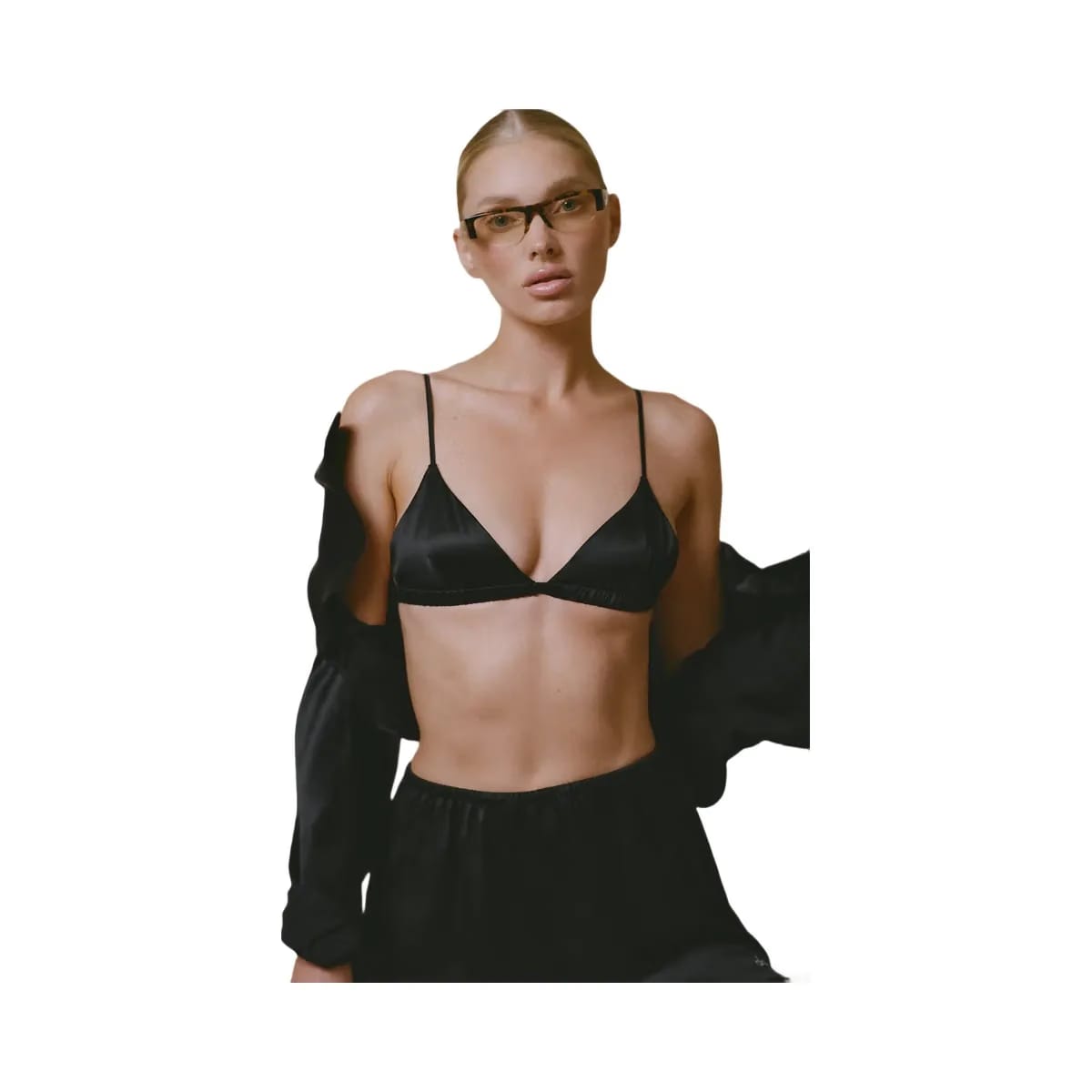 Alo Women's Silk Luminous Bra - Black