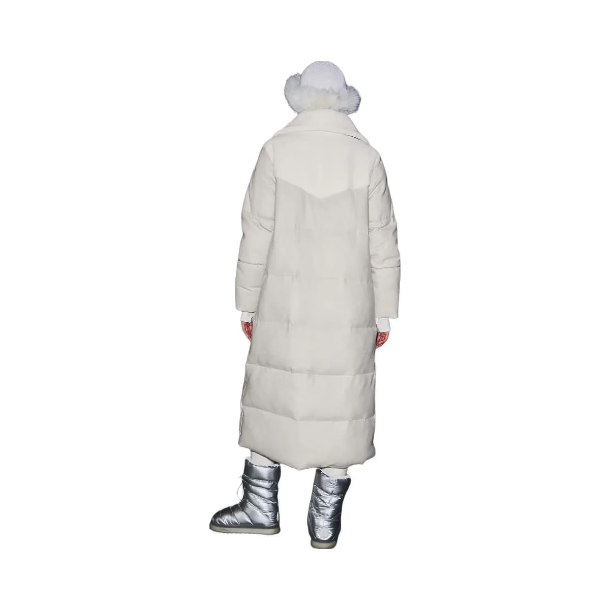 Alo Women's Snowfall Puffer Coat - White Oak