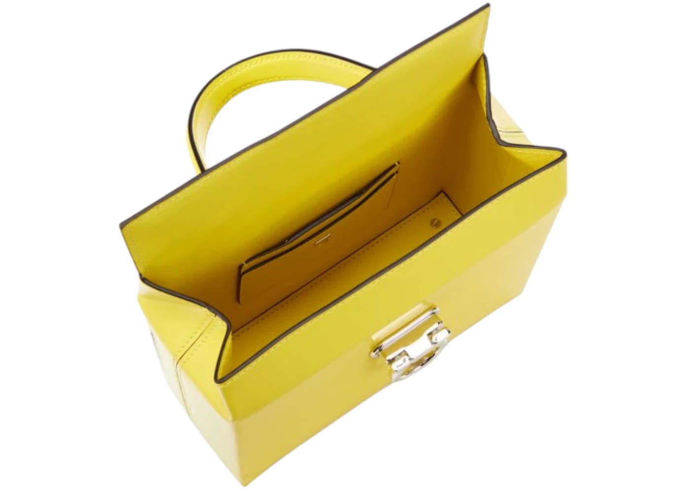 Ferragamo Studio Soft Shoulder Bag Yellow