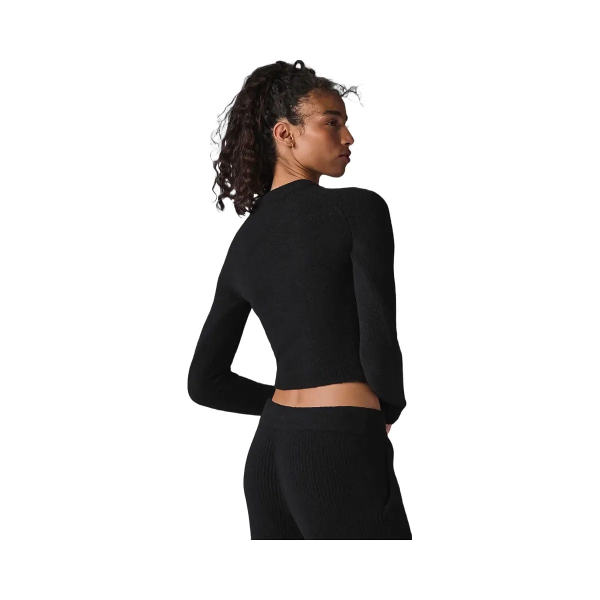 Alo Women's Snuggle Up Sweater Long Sleeve - Black