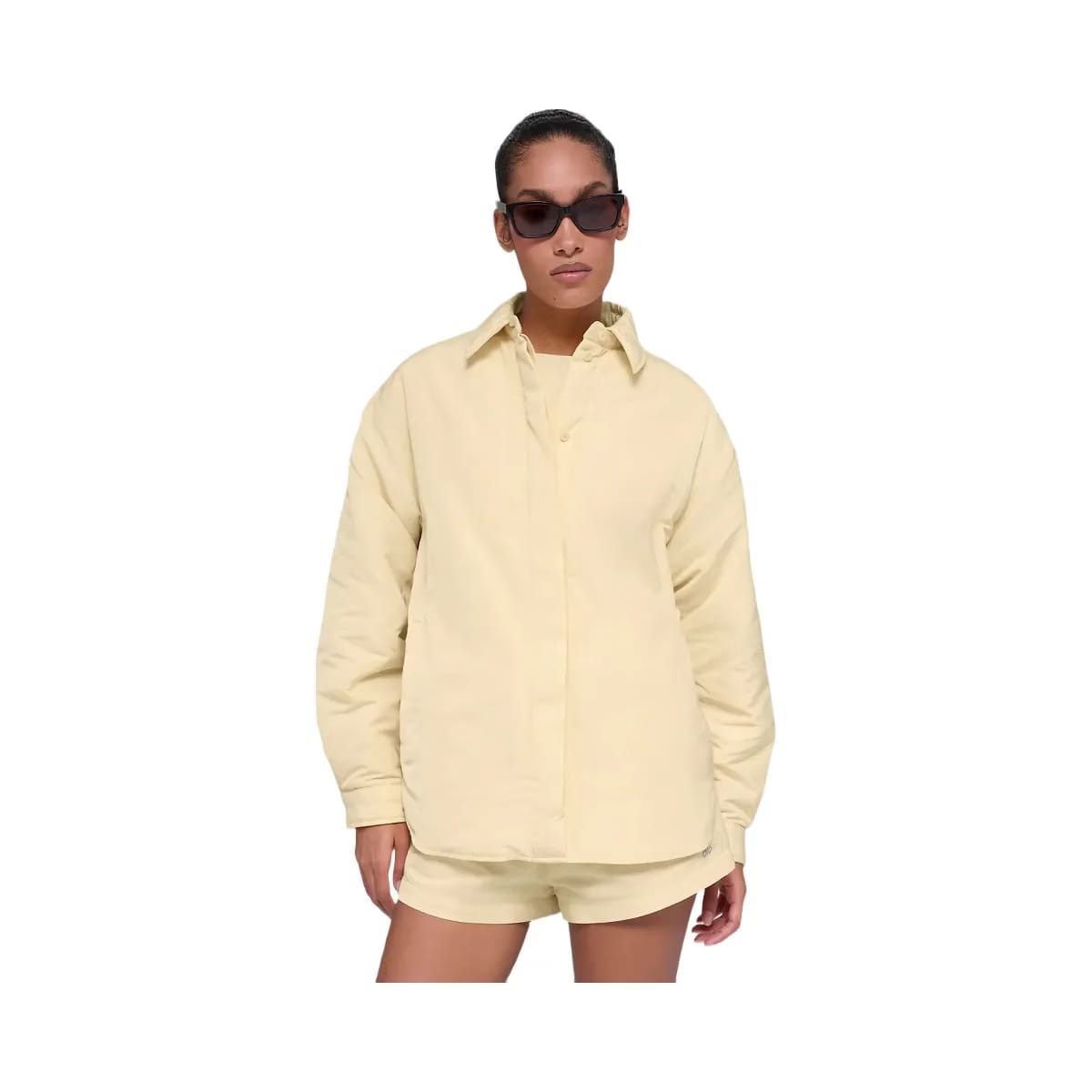 Alo Women's Socialite Shacket - Candlelight Yellow