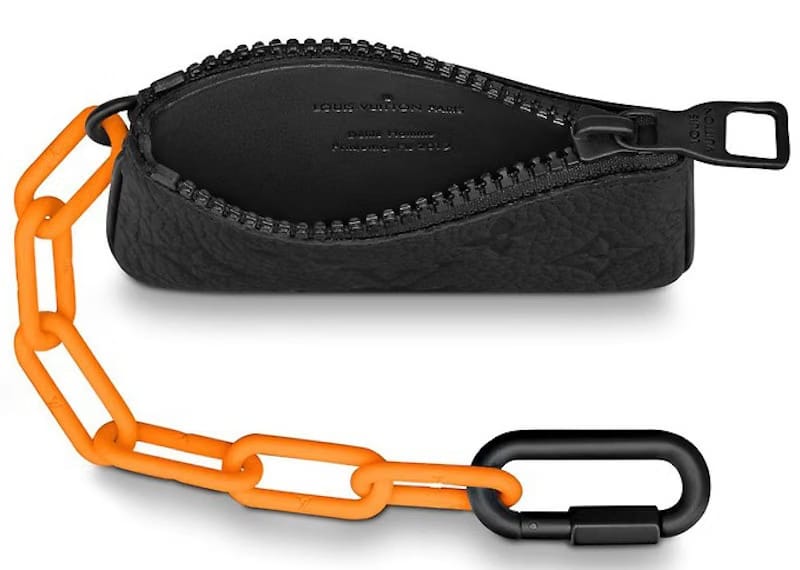 Louis Vuitton Pochette Cles Monogram Orange Black
