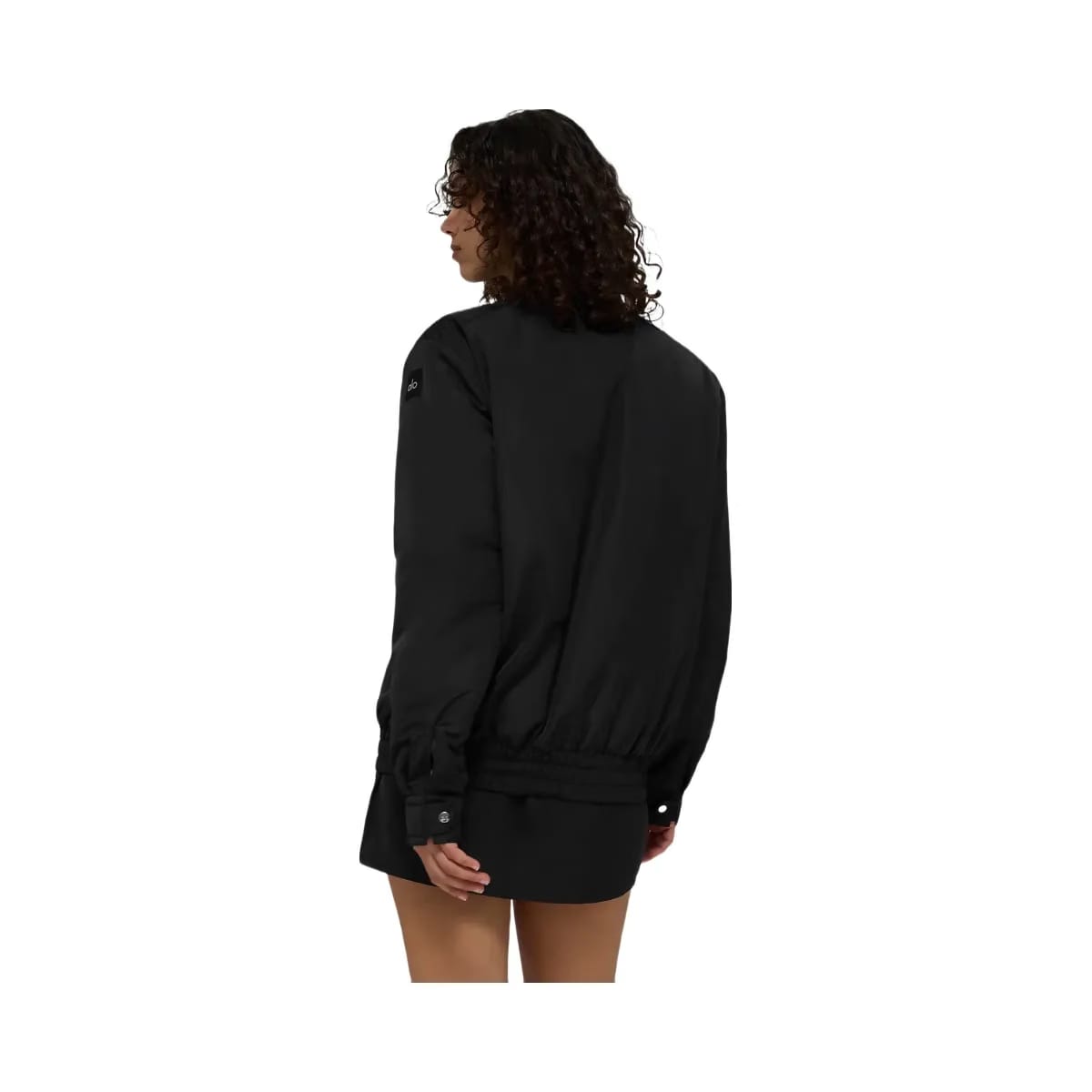 Alo Women's Work It Bomber - Black