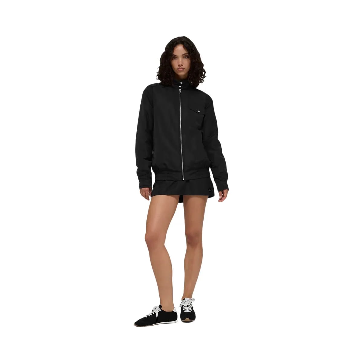 Alo Women's Work It Bomber - Black