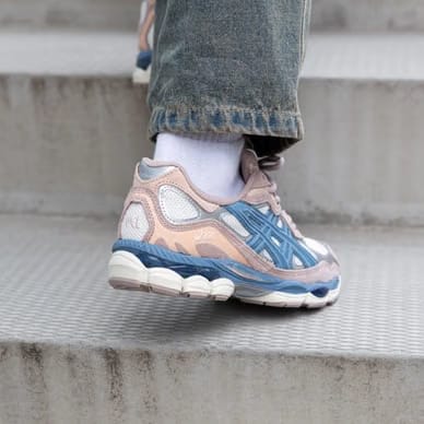 Asics Gel-Nyc Cream Grey Floss Salmon (Women'S)