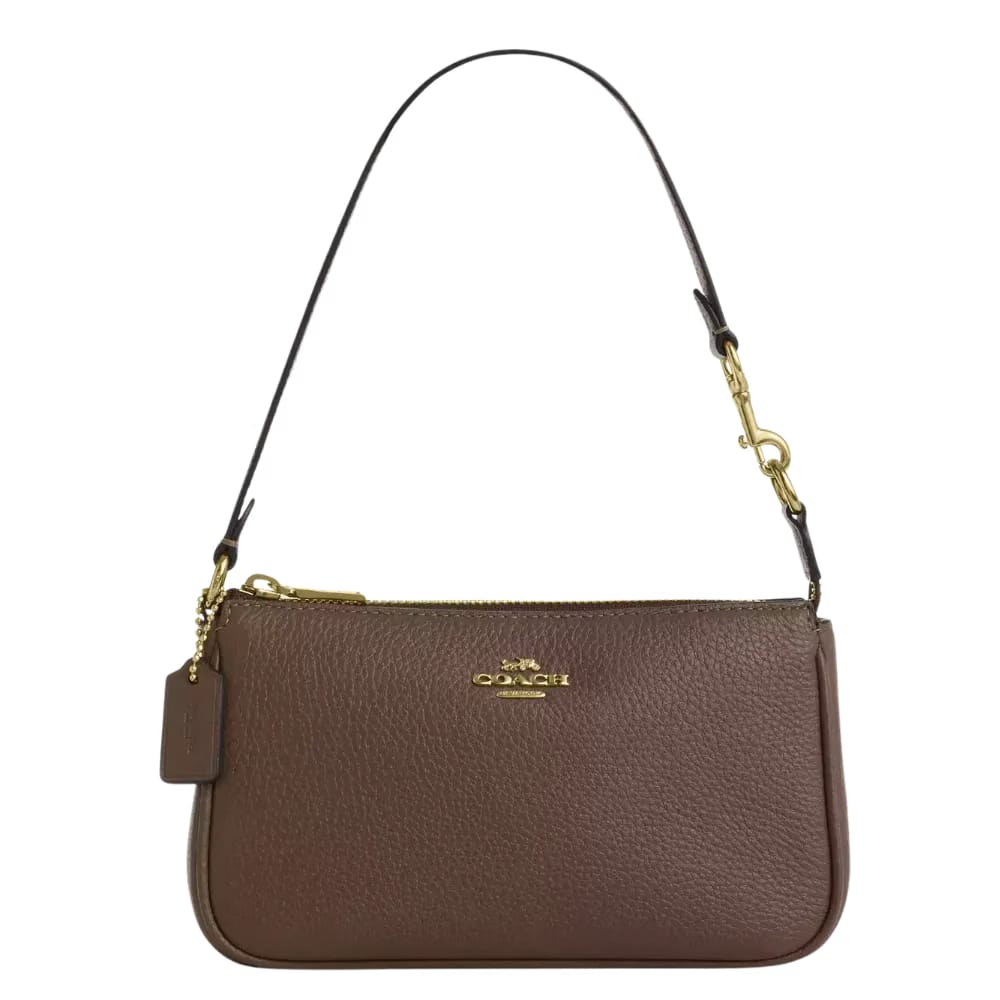 Coach Nolita 19 Pebbled Leather Dark Stone