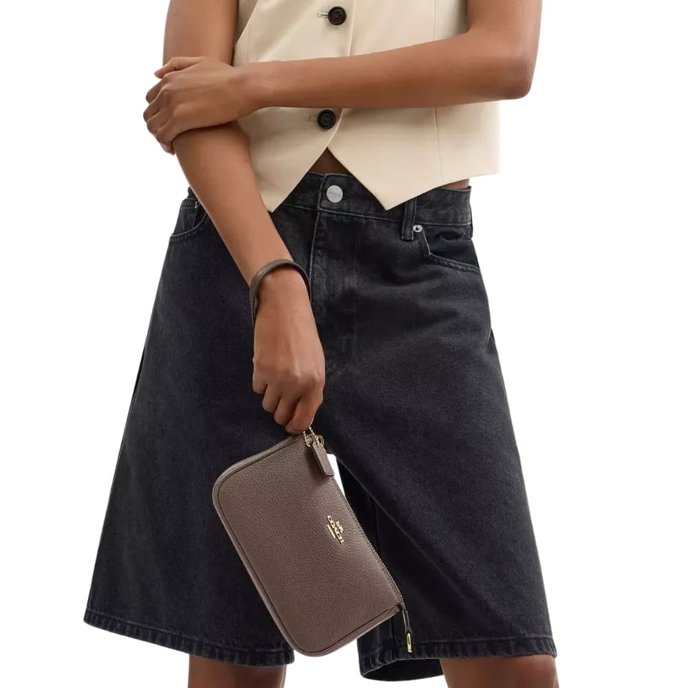 Coach Nolita 19 Pebbled Leather Dark Stone