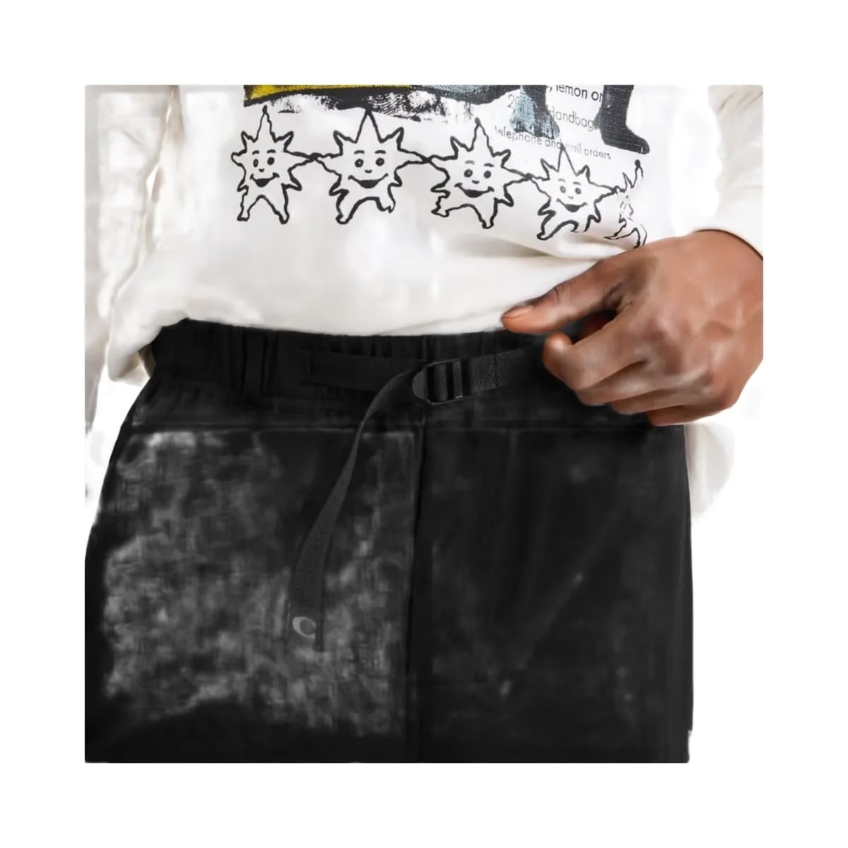 Coach Nylon Utility Pants Black