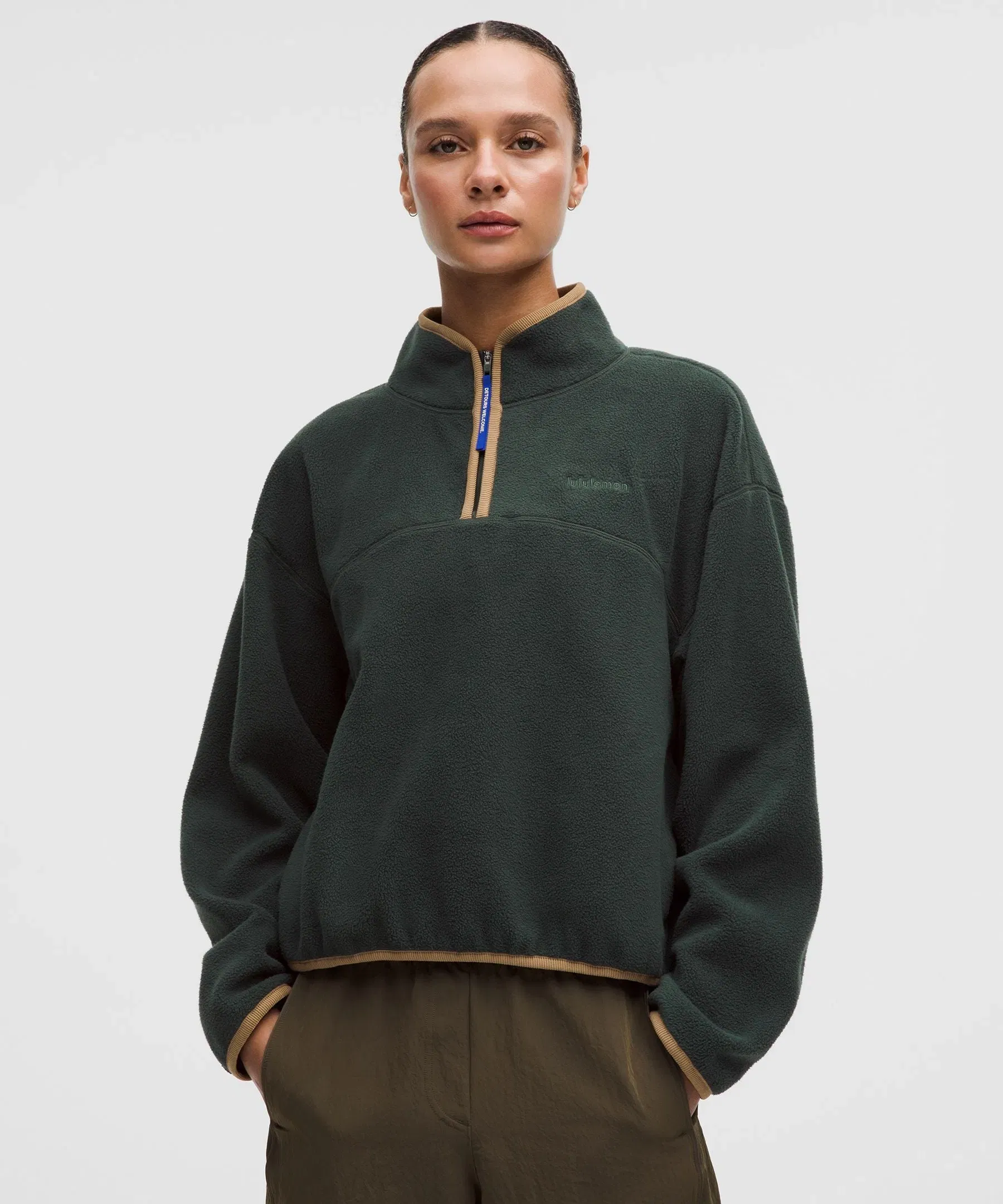 Lululemon Tumbled Fleece Half-Zip Jacket