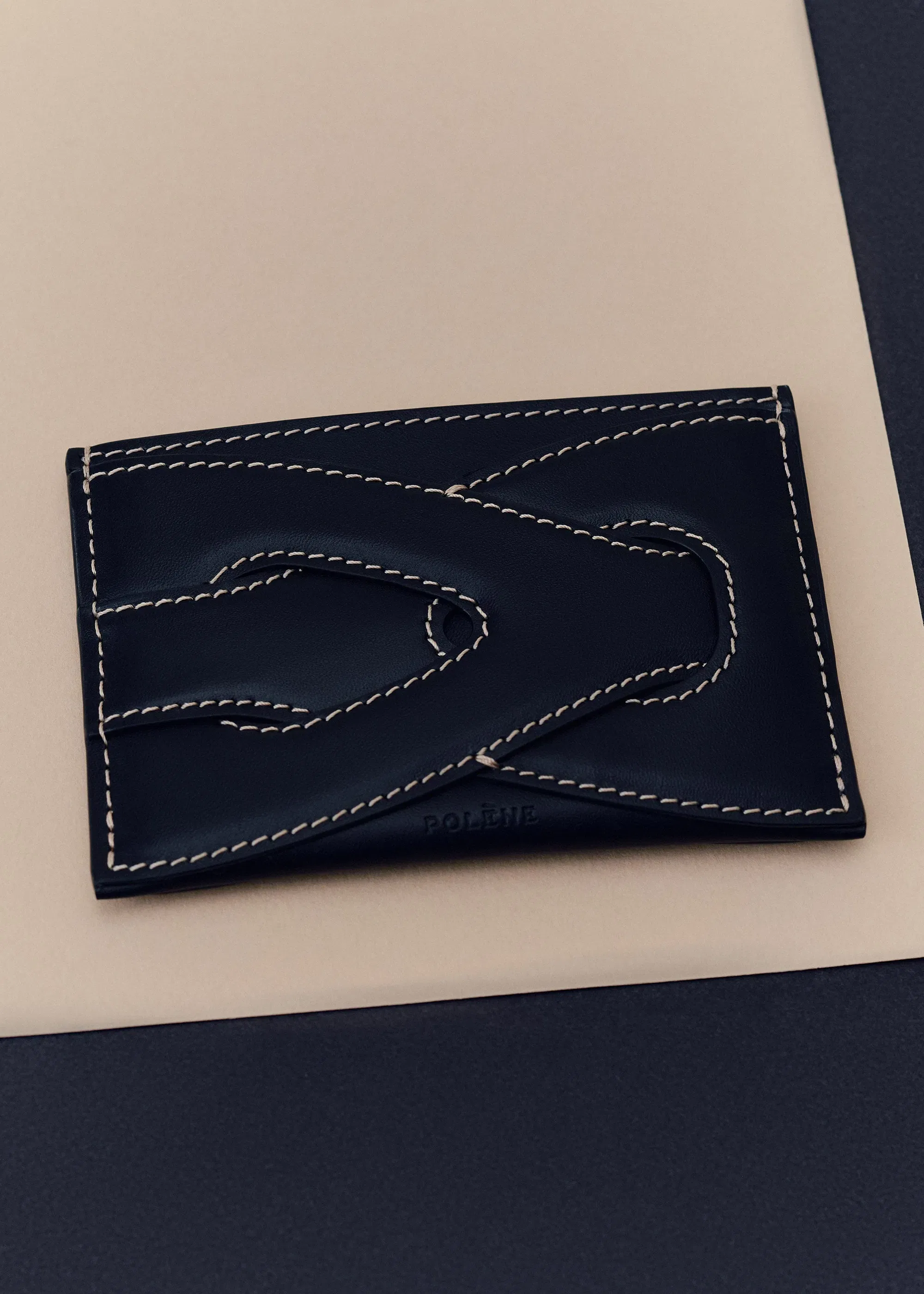 Polene Nodde Card Holder Black