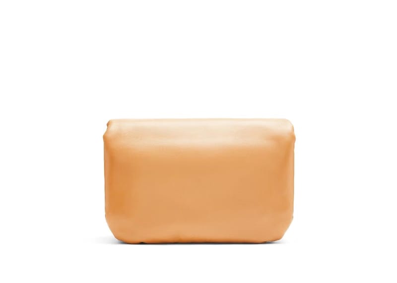 LOEWE Puffer Goya Bag In Shiny Nappa Lambskin Mini Camel