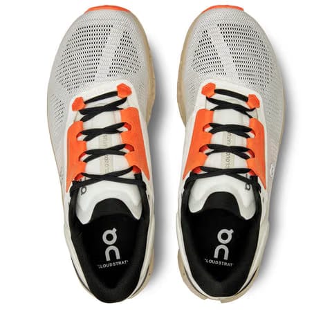 ON RUNNING CLOUDSTRATUS 3 Undyed White Sand Orange (W)