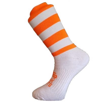 OFF WHITE SKELETON SOCKS BLACK ORANGE