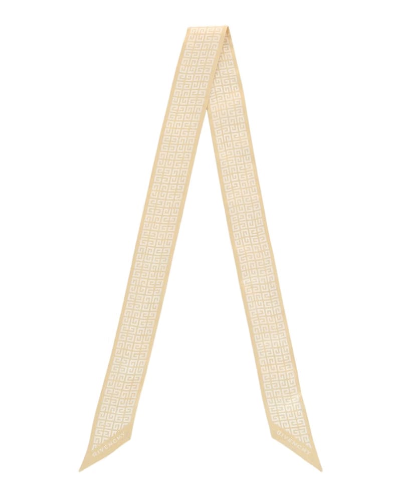 Givenchy 4G Logo Silk Bandeau Straw