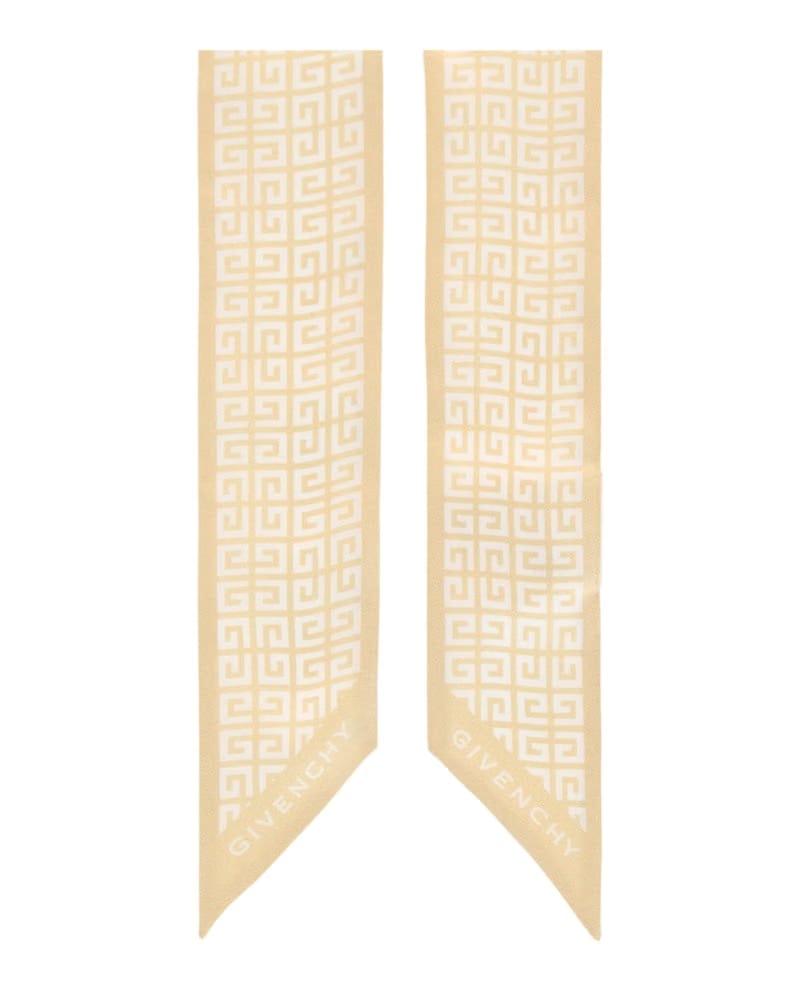 Givenchy 4G Logo Silk Bandeau Straw