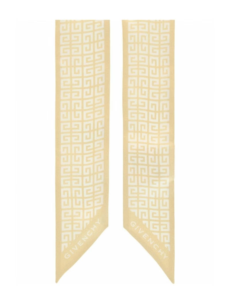 Givenchy 4G Logo Silk Bandeau Straw