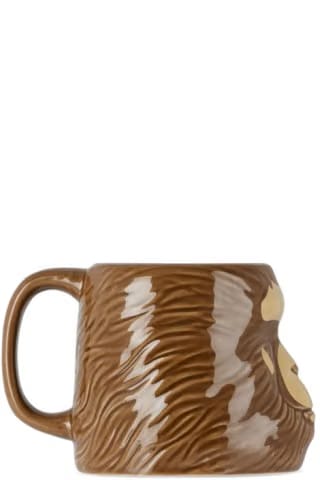 BAPE College Pottery Mug White