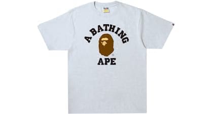 BAPE College Pottery Mug White