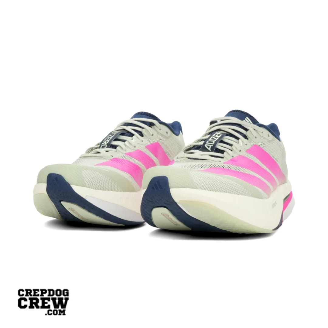 adidas Adizero Boston 13 Linen Green Shock Pink
