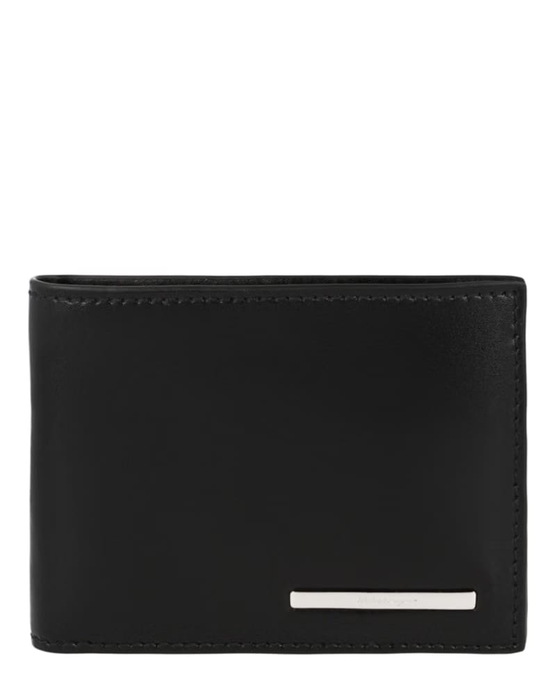 Ferragamo Crosta Bifold Wallet Black