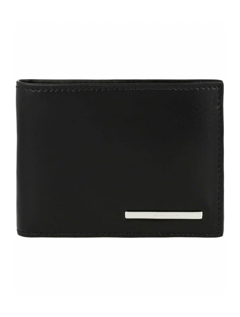 Ferragamo Crosta Bifold Wallet Black