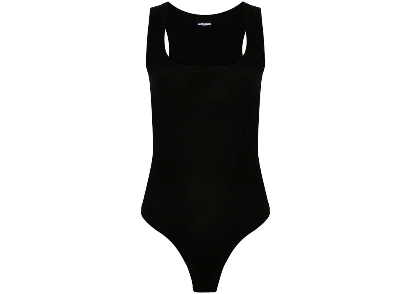 Jacquemus Le Body Gros Grain Bodysuit Black