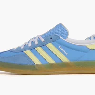 adidas Gazelle Indoor Semi Blue Burst Almost Yellow (W)