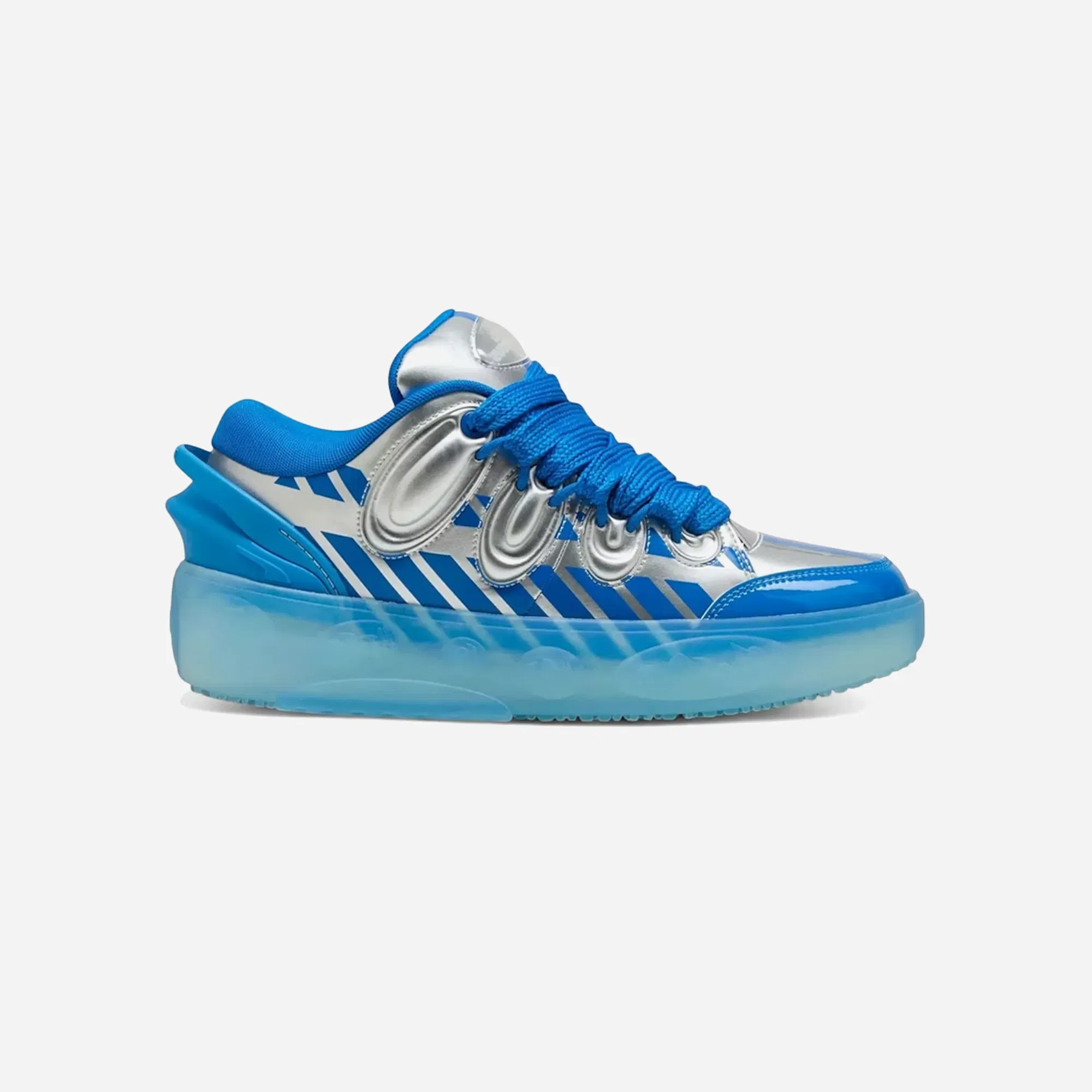 Puma x Fast & Furious LaFrance Miami Basketball Shoes Team Royal Silver