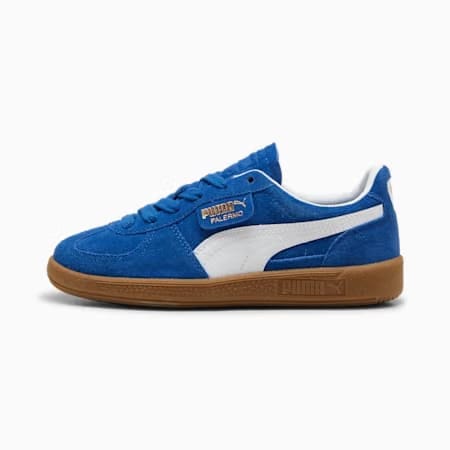 Puma Youth Suede Palermo Sneakers Amarena Vibrant Blue