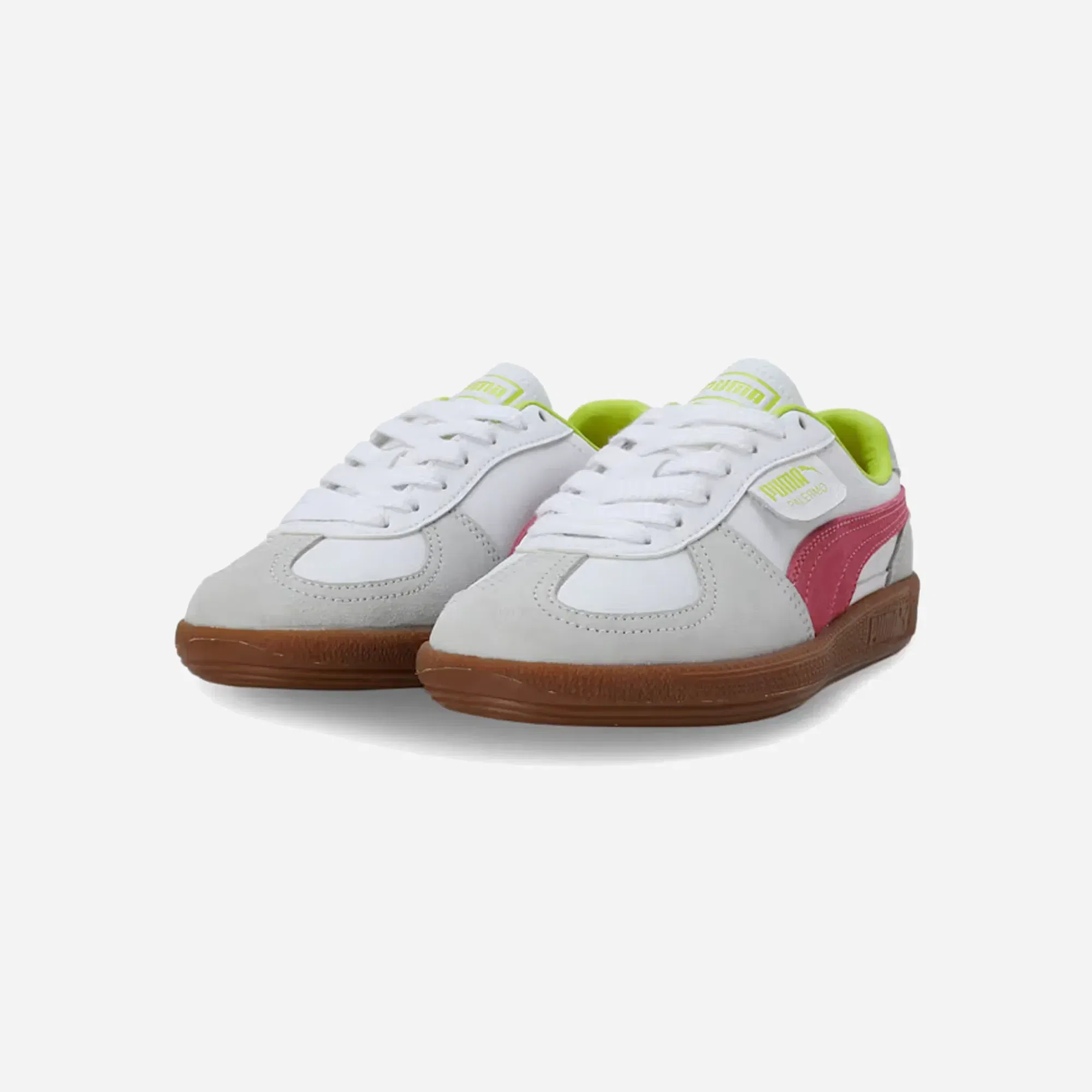Puma Palermo Leather Res White Fluro Pink Pes
