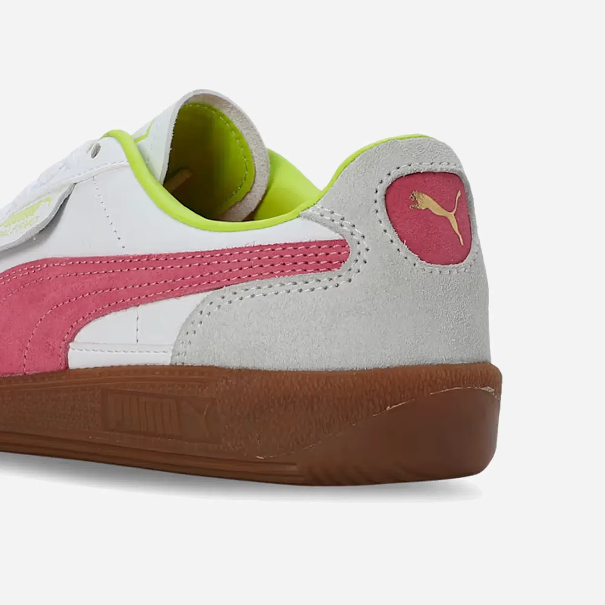 Puma Palermo Leather Res White Fluro Pink Pes
