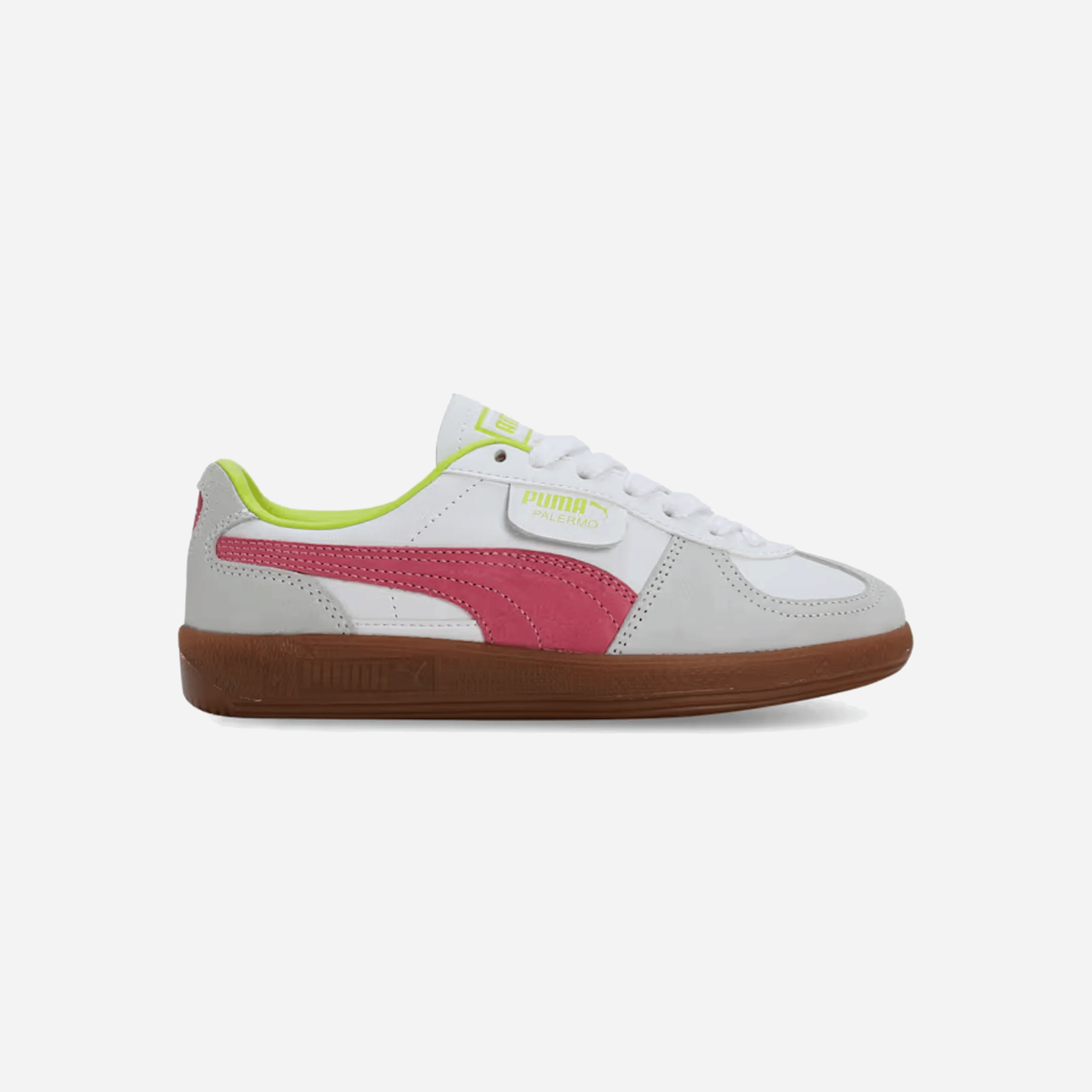 Puma Palermo Leather Res White Fluro Pink Pes