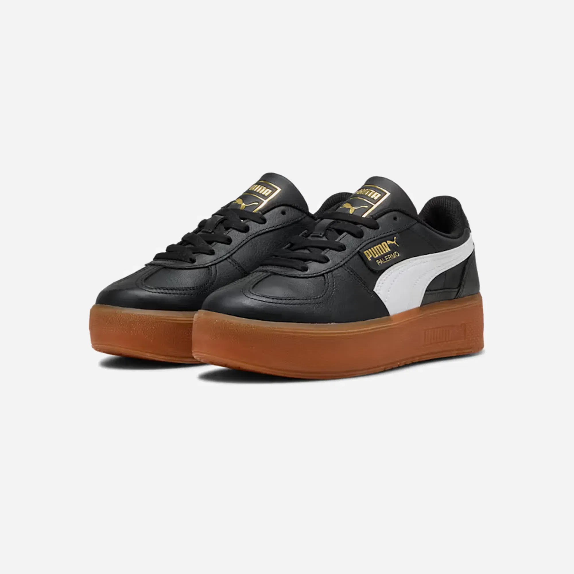 Puma Palermo Elevata Leather Black Gum WMNS
